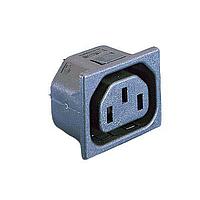 Bulgin PX0695/30/63 Outlets SNAP-FIT 3MM PANEL 6.3MM TAB