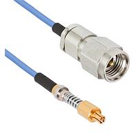 Amphenol SV Microwave MS292-047-FV67.3SMPS-060 RF Cable Assemblies 2.92mm STR M to VITA 67.3 SMPS 6"Cable