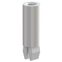 Essentra Components MSNE-2-01 Snap Lock Standoff Nut,Natural,1/8 in Spc