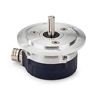 Sensata Technologies - BEI Sensors DSM911-1024-004 Incremental 90MM 11MM dia shaft, 11 - 30 Vdc supply and PP 11-30 Vdc Output, Dual Quadrature with Index, 1024 ppr, Radial Cable termination - 12 cond. 2.0 M,  With shaft key and servo flange