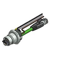 Amphenol CONEC 57-02630 Ethernet Cables / Networking Cables ENP-17-1-FSPBU3PEDST4-V3-45S-RS8.33-0,5/0,5/G6/150/034