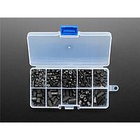 Adafruit 4685 Screw and Standoff Set Black Nylon Machine Screw and Stand-off Set – M3 Thread