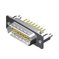 Molex / FCT 173109-1081 Standard Density FCT DSUB STR PC PLG 09 PN W/SNAPIN