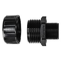 HellermannTyton 166-90506 Conduit Fittings & Accessories HG IP65 FITTING NPT 2.0" BLK