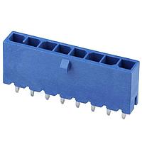 Molex 216571-2037 PCB Receptacle Versa Color Vert Header Thru Hole Single Row 7 Ckts  (Au) GloWire Blu
