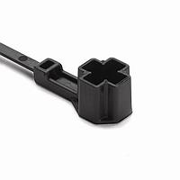 HellermannTyton 157-00327 Cable Tie Mounts Offset M8 Stud Mount Tie, 7.5" Tie, 25.5 mm Offset, 50lb Tensile Strength, PA66HIRHS, Black, 1