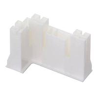 AMP Connectors - TE Connectivity 1969760-1 Tab Housing 3P POSITIVE LOCK HSG MARK II, Natural