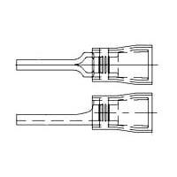 AMP Connectors - TE Connectivity 696274-2 Pin PIDG 16-14 WIRE PIN TAPE