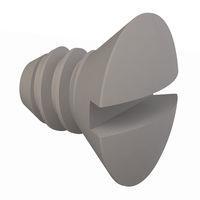 Essentra Components 330440A015 Slotted Countersunk 82 Slotted CSK Screw, #4-40 Thread, 5/32 Lg