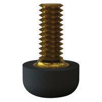 Essentra Components TB-2 Threaded Stud Screw-On Bumper Bumper,Metal Male Thread, 8-32