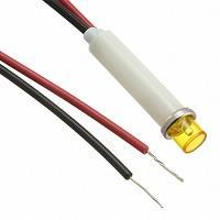 VCC 2151A3 Neon Panel Mount Indicators AMBER DIFFUSED 5/16" MOUNTING HOLE