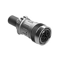 Amphenol SINE Systems AHDM06-24-07SN-CL22-059 Connectors Plug kit, shell size 24, 7 positions, standard seal, wide thread, cable clamp backshell