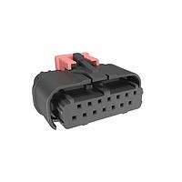 Amphenol FCI 10155470-A014LF Automotive Connectors MicroSpaceXS Waterproof 1.27mm Connector Wire to Board, Receptacle Top Latch