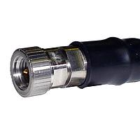 Crystek Corporation CCESMA-MM-SS402-12 RF Cable Assemblies SS402 Precision Coax Cable, SMA Male/Male, Straight/Straight 12" length