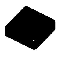 Diptronics KTSC-21K Cap, Square 12X12 SQ BLK CAP