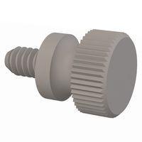 Essentra Components 090440018T Knurled Screw Knurled Thumb Screw, #4-40 Thread, 3/16 Lg