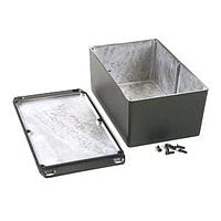 Hammond Manufacturing 1590WEFLBK Die-cast box Diecast w/Flange 7.38x3.07x4.7" Black