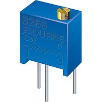 Bourns 3266X-1-200 0.25 in Square Trimmer Resistor 1/4IN 20 OHMS 10% SQ W/Standoff Sealed