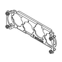 HARTING 09405249945 Accessories 24B HPR Compact Frame for 4x250amp female contacts