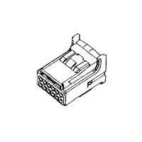 AMP Connectors - TE Connectivity 1318774-1 Plug Housing PLUG HSG ASSY 12P