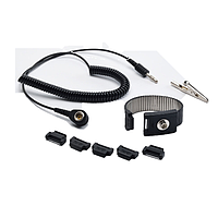 Statico S1014-06 Adjustable Ergo Wrist Grounding Strap (Adjustable wrist band with 6' coil cord)