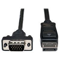 Tripp Lite P581-003-VGA-V2 Adapter Cable DisplayPort 1.2toVGA Act Adptr Cable 3'