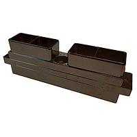 Amphenol Air LB France SIM2B82V Accessories Receptacle Standard Nut housing option 4 Modules Composite Shielded Olive drab cadmium Without polarization