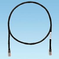 Panduit UTPCH1BLY Cat 5e Copper Patch Cord, Cat 5e, Black UTP Cab