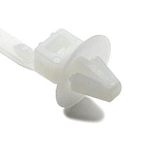 HellermannTyton 126-02300 Cable Tie Mounts 1-Piece Cable Tie with Arrowhead Mount, 7.0"L, 50lb Tensile, PA66HIRHS, Natural, 1000/pkg