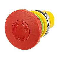 EAO 46-2C36.1920.000 Round Actuator, oe 22.3 mm, oe 40 mm, mushroom-head, non illuminative, Red, Plastic, opaque, round, IP65, IK03, Twist to unlock
