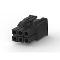 AMP Connectors - TE Connectivity 1-172168-9 Receptacle Housings MINI PLUG 6P BLK