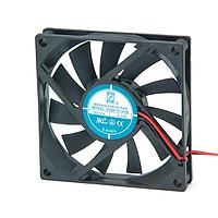 Orion Fans OD8015-24HB01A Axial DC Fan, 80x80x15mm, 24VDC, 30CFM, 0.1A, 33dBA, Ball, Wire, Open Collector Tach