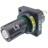 ITT Cannon NPDFT-2-BK-L-T6 Heavy Duty Power Connectors NPDFT2BKLT6