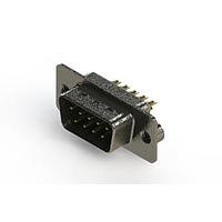 EDAC 627-M09-222-GT2 D-Sub Connectors - Standard Density Vertical Machined D-Sub Connectors
