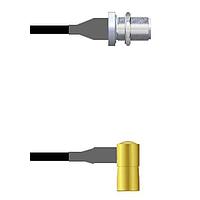 Amphenol Custom Cable Q-1U03S0003108i RF Cable Assemblies N-SJB/SMB-RP G174 108I