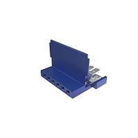 Amphenol FCI 65801-006LF Connectors Clincher&trade; Flex Connectors, Receptacle Assembly, Single Row, 6 Positions, 2.54mm (.100in) Pitch.