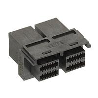 AMP Connectors - TE Connectivity 2227581-1 SAS R/A 1x2 100 Ohms