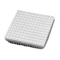 Wakefield Thermal 662-15AGANO Heat Sinks Omnidirectional Heat Sink for Limited H 45mm BGA, Gold Iridite, 43.5x3.8mm