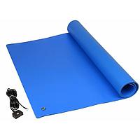 SCS TM2448L3BL-L Floor Mat Mat Kit, Premium 3-Layer Vinyl Blue, 0.135" X 24" X 48"