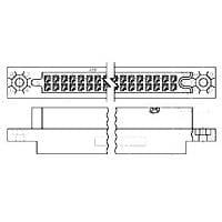 AMP Connectors - TE Connectivity 531802-1 Headers & Wire Housings BOX RCPT HSG 30 POS 100 CL