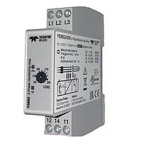 Teledyne Relays PSM02A380 True RMS 3-Phase Voltage Monitoring Relay Phase Sequence/Loss/Monitor, DIN-rail SPDT, Power Supply: 380 to 480 VAC