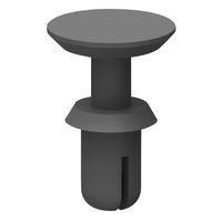 Essentra Components SRH-3065 Snap Rivet Snap Rivet,Knob ,Blk,.157 in-.197 inHld