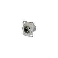 NEUTRIK NC3MD-LX-HA Receptacles 3P M RECEPT DLX SER CRIMP - NICKL/SILVER