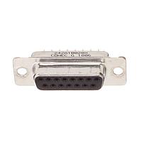Amphenol CONEC 242A10020X Receptacle C-FLTR SLDR PIN STR 3mmTH PREC MCHND CNT
