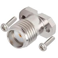 Amphenol SV Microwave SF2921-61345-1S PCB Connectors SMA F Comp/Mnt Conn 2 Hole w Scrw