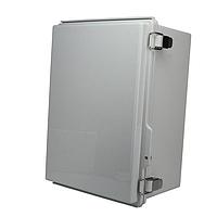 Bud Industries PTQ-11062 NEMA/IP Rated PC+10% Fiberglass Box with Stainless Steel Latch (9.8 X 13.8 X 7.1 In)