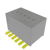 Samtec CLE-106-01-G-DV Socket 0.80 mm Tiger Beam(TM) Cost-effective Single Beam Socket Strip