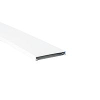 HellermannTyton 181-00262 Wiring Duct Cover Wiring Duct Cover for 2-1/2" Duct, 6 ft Long, PVC, White, 120 ft/carton