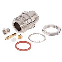 Radiall 4502-7041-009 Connectors N/STR JACK FEMALE SOLDER CLAMP FOR .141''/50 SR NICKEL FRONT MOUNTPANEL SEALED