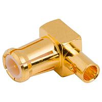 Amphenol RF 252135-10 Connectors MCX R/A Crimp Plug